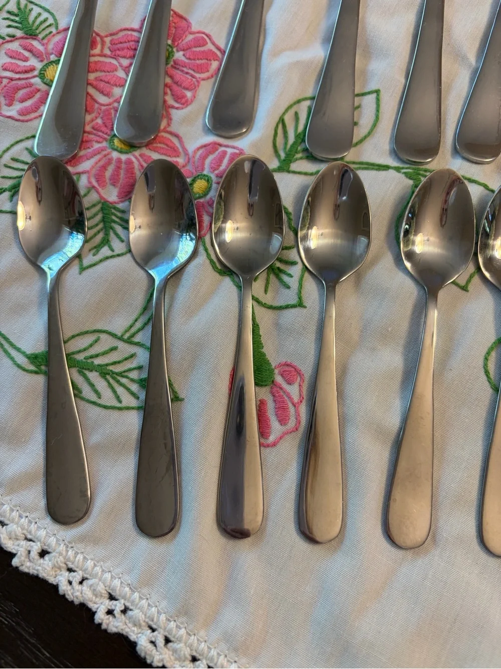 World Flatware Cocktail Forks and Spoons Huge Lot!